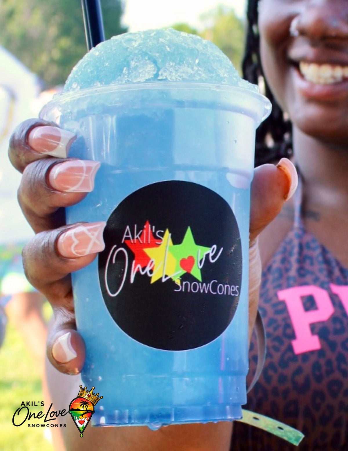 Extra Large One Love Snowcone (20oz)